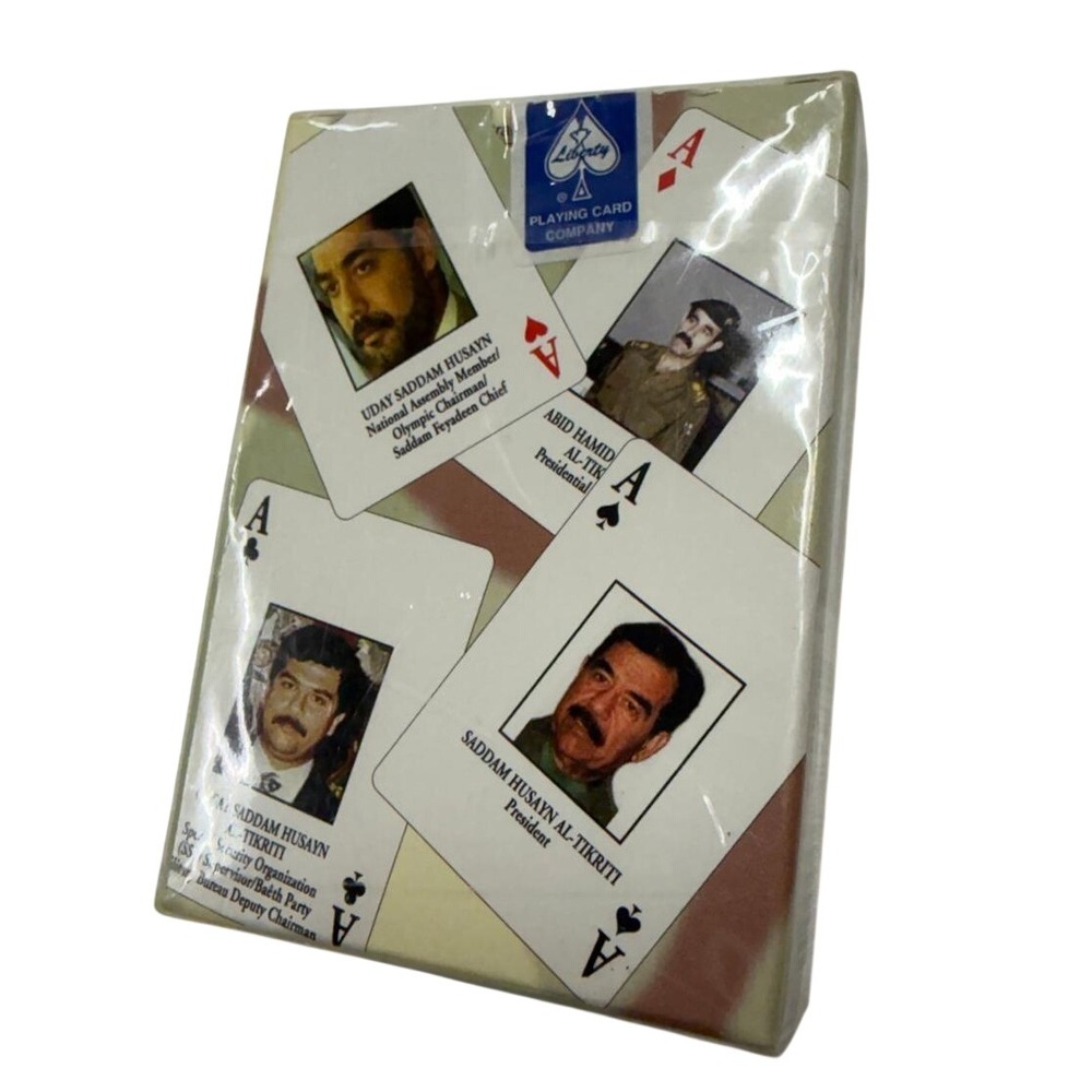 Iraqi Most Wanted Playing Cards Sealed Deck Liberty Playing Card
